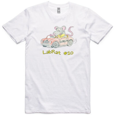 LabRat #10 Test Driving InMMyCAR  - AS Colour Adult Staple Tee  Thumbnail