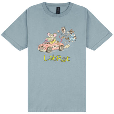 LabRat Chased by Clinical Trial Staff - Gildan Unisex Softstyle Tee  Thumbnail