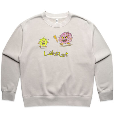 LabRat Killer T Cell Chasing Myeloma Cell - AS Colour  WOs Relax Faded Crew Thumbnail
