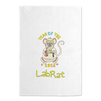 Year of the LabRat Teatowel - Custom Tea Towel Thumbnail