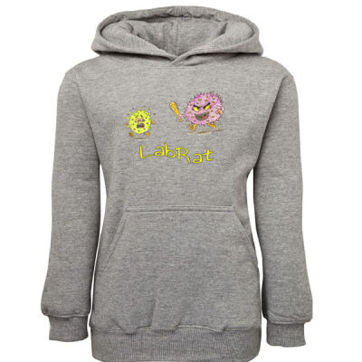 Labrat Killer T Cell Kids Hoodie - JBs Wear Kids Fleecy Hoody Thumbnail