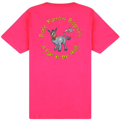 Bone Marrow Biopsies - A Pain in the Ass (Back) - Gildan Unisex Softstyle Tee  2 Thumbnail