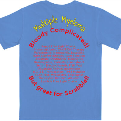 Multiple Myeloma - Bloody Complicated! - Gildan Adult Comfort Colours Tee 2 2 Thumbnail